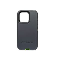 OTTERBOX - Estuche Defender Para iPhone 15 Pro - Gris con Verde