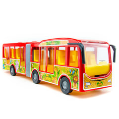 ENERGY PLUS - Juguete Autobús Modelo Articulado Diversión Garantizada Rojo