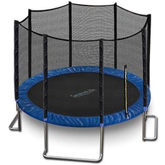 SERENELIFE - Trampolín para niños de patio trasero ‎SLTRA8BL