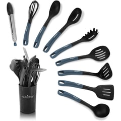 NUTRICHEF - Cucharones utensilios juego de 10 piezas NCUTL10DS