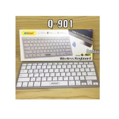 ANDOWL - Teclado Inalambrico Estilo Mac Q-901 Low Porfile Delgado