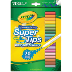 CRAYOLA - Marcadores Super Tips x 20