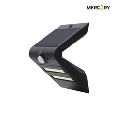 MERCURY - APLIQUE SOLAR LED LUXURY BLACK 2W 6500K IP65 CON SENSOR