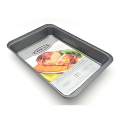 PRESS - Bandeja para Asar Asado Cocina 36,5x25x5 cm 77106 - Gris