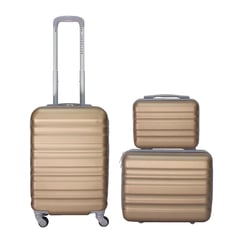 SKYTRAVEL - Set De 3 Maletas Viaje Rigidas ABS Candado Neceser