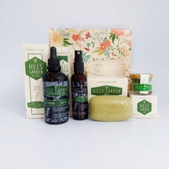 HILLS GARDEN - Kit - Jabón + Aceite + Spray + Mask - Neem Verbena