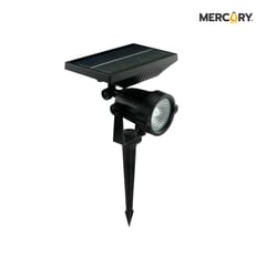 MERCURY - LAMPARA LED SOLAR ESTACA 5W 6500KNEGRO