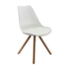 GENERICO - Silla Atlas Para Comedor Blanco - 1137