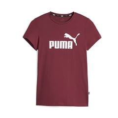 PUMA - Camisa para Mujer Ess Logo Tee S W Marrón