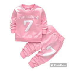 GENERICO - Conjunto niña buzo y pantalon jogger 7 rosa sudadera