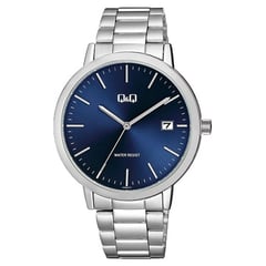 Q&Q - Reloj A486j212y Plateado Hombre + Estuche