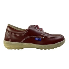 COLEGIAL CROYDON - Zapatos Escolares Croydon Leader Rojo Unisex Para Niños