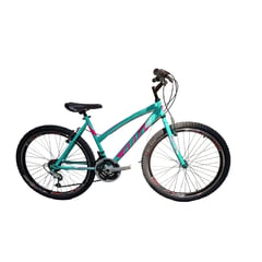 ATILA - Bicicleta MTB Para Mujer Rin 26 Verdementa 18 cambios