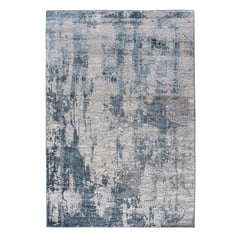 LAV - Tapete gris y azul moderno de textura suave Vinci 631-Z 160x230