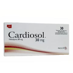 PROCAPS - Cardiosol 30 MG Caja por 30 Tabletas.