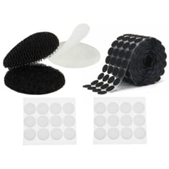 GENERICO - Circulos Velcro Adhesivo 2.5cm 12 Pares