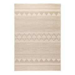 LAV - Tapete beige con textura tipo yute artesanal Grace 39634-363 160x230