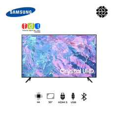 SAMSUNG - Televisor 50" Cu7000 Crystal Uhd 2023 UN50CU7000KXZL