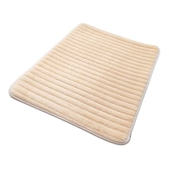 TITAN DECKO - Tapete De Baño Suave Antideslizante Tapete Pie De Cama Café - Amarillo