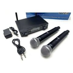 SHURE - Microfono Inalambrico Sh6000 Doble 2 X 1 Karaoke Uhf