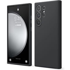 ELAGO - Estuche Compatible Samsung Galaxy S24 Ultra Silicone Negro