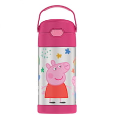 THERMOS - Termo Pitillo Infantil Acero Inoxidable Peppa Pig 12 Onz