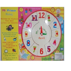 SWISSHOME DR HOFFMAN - RELOJ DIDACTICO JUEGO PARA NIÑOS +3 AÑOS