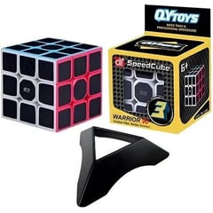 QIYI - Cubo Rubik 3x3 Fibra De Carbono Speed Cube Original