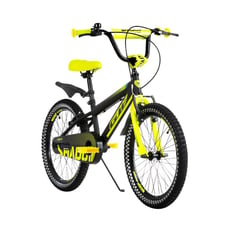 GW - Bicicleta Infantil Rin 20 Pulgadas Negro Amarillo