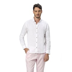 ONDA DE MAR - Camisa Blanco Odmlinshirtw