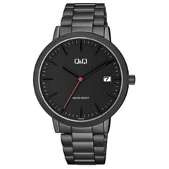 Q&Q - Reloj Hombre Qyq A486j402y Negro Pavonado + Estuche