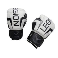 LEGION - Guantes Boxeo 14 Onzas Blanco -Negro