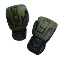 LEGION - Guantes Boxeo 12 Onzas Verde Oliva