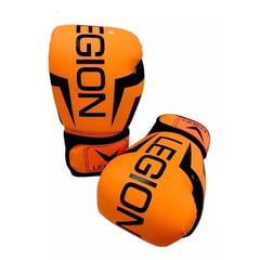 LEGION - Guantes Boxeo 14 Onzas Naranja - Negro