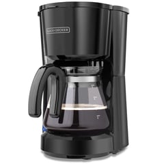 BLACK+DECKER - Cafetera 5 Tazas filtro permanente CM0701B