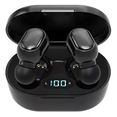 TWS - Auriculares Inalámbricos E6s Bluetooth In-ear Color Negro