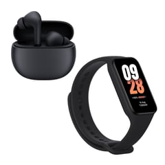 XIAOMI - Kit Active: Smart Band 8 Blk + Auriculares Buds 4 Blk