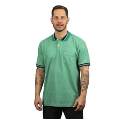 HAMER - Camiseta Tipo Polo Para Hombre Con Bolsillo