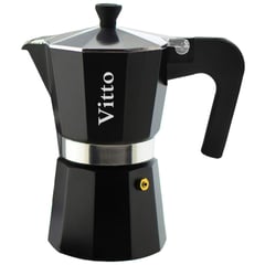 VITTO - Cafetera Italiana Moka 6 Tazas Espresso (300ml) -