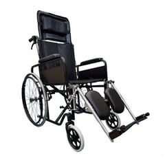 TME - Silla de Ruedas Reclinable Pintada de Negro TME954GC