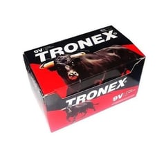 TRONEX - Paquete Pack Pilas Bateria 9 Voltios Tronex Carbon 10 Unidades