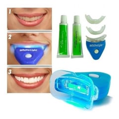 GENERICO - Kit blanqueador dental con lámpara white Ligth