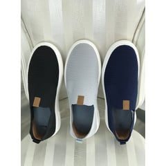 GENERICO - Mocasin Casual Hombre Deportivo Cómodo Babucha Caballero- Azul