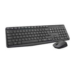 LOGITECH - Combo Teclado y Mouse Mk235 Inalámbrico Negro