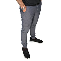 GENERICO - Pantalón Jogger en dril licrado pitillo strech 6 bolsillos