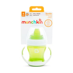 MUNCHKIN - Vaso Tetero Bebe Flexi 4 Oz Verde Transición Tetero a Vaso