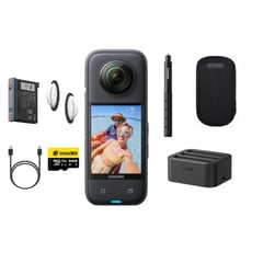 INSTA 360 - Super Combo Cámara Insta360 X3 Black Edición Video 57k 72mpx