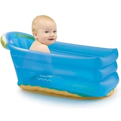 BEBESSWEET - Bañera Tina Bebe Jacuzzi Inflable Relajante Portátil 0-3 Año