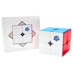 GAN - Cubo Rubik 2x2 Gan251 V2 Magnético Stickerless Cube Original