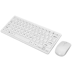 ONE PIXEL - Kit Mini Teclado + Mouse Inalámbrico Para Pc Mac K03 Blanco